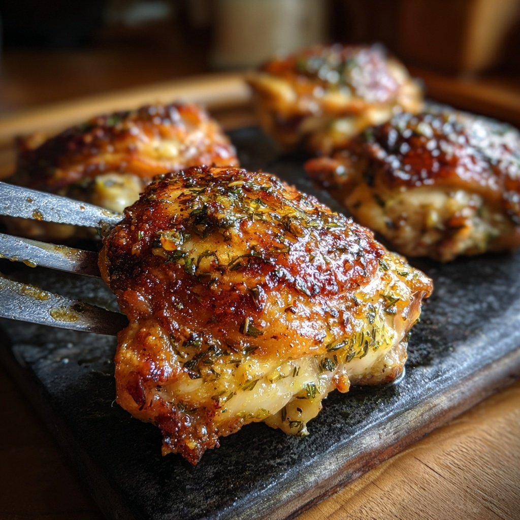 Comfort Food Baked Chicken Thighs