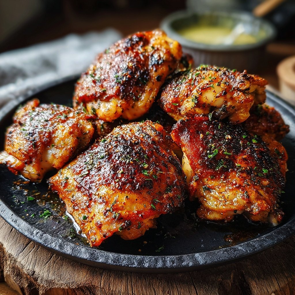 Baked Chicken Thighs With Paprika