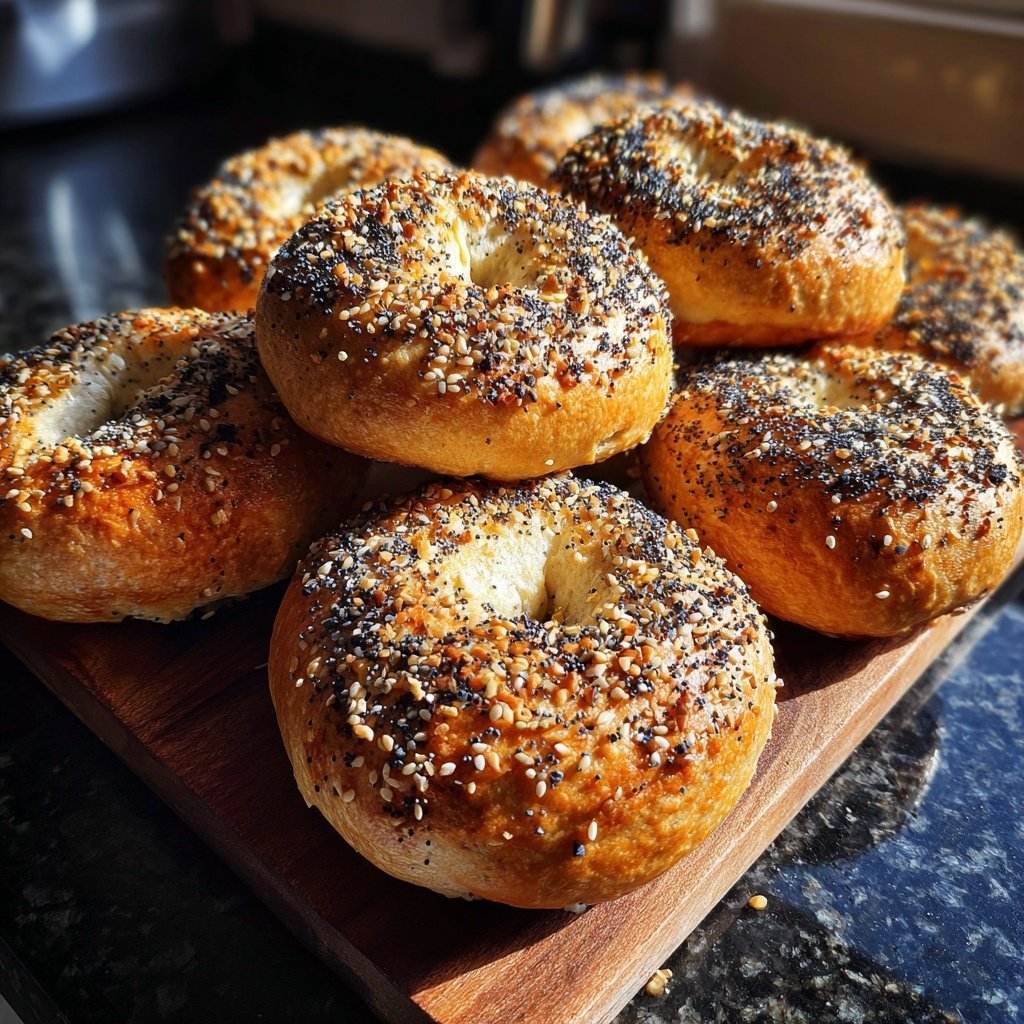 Homemade High Protein Bagels