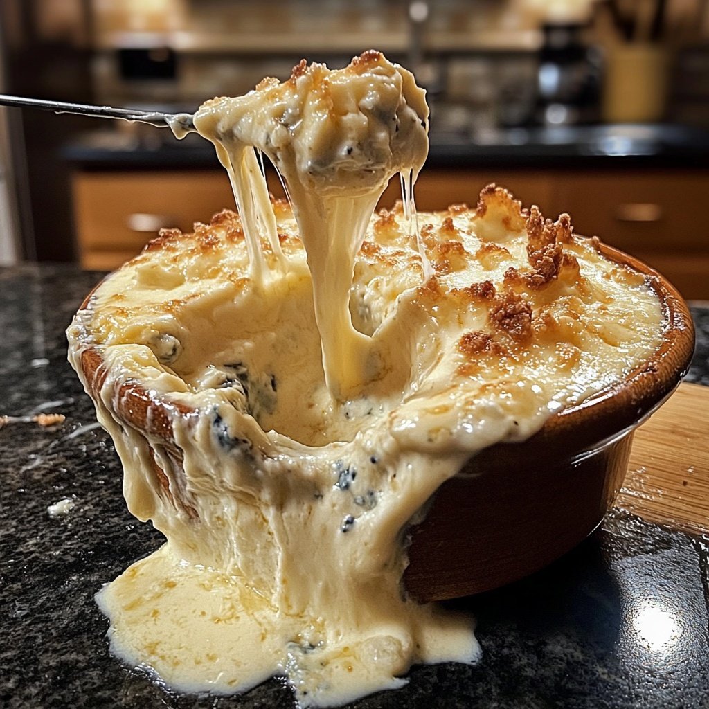 Fondue with Blue Cheese Blend