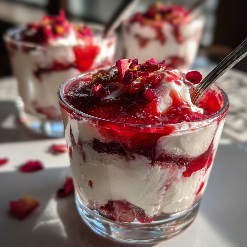 Valentines Breakfast Berry Yogurt Parfaits