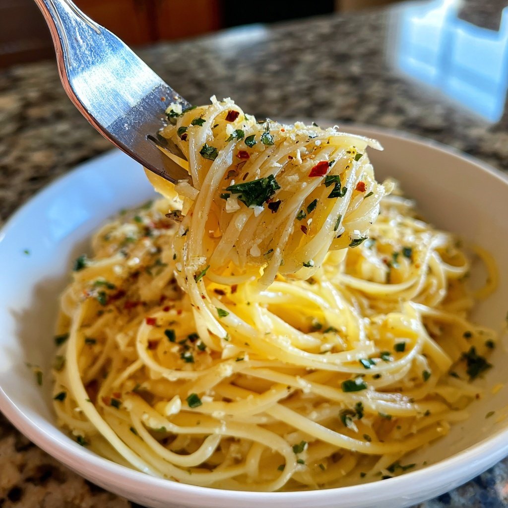 Quick & Easy 15-Minute Garlic Pasta