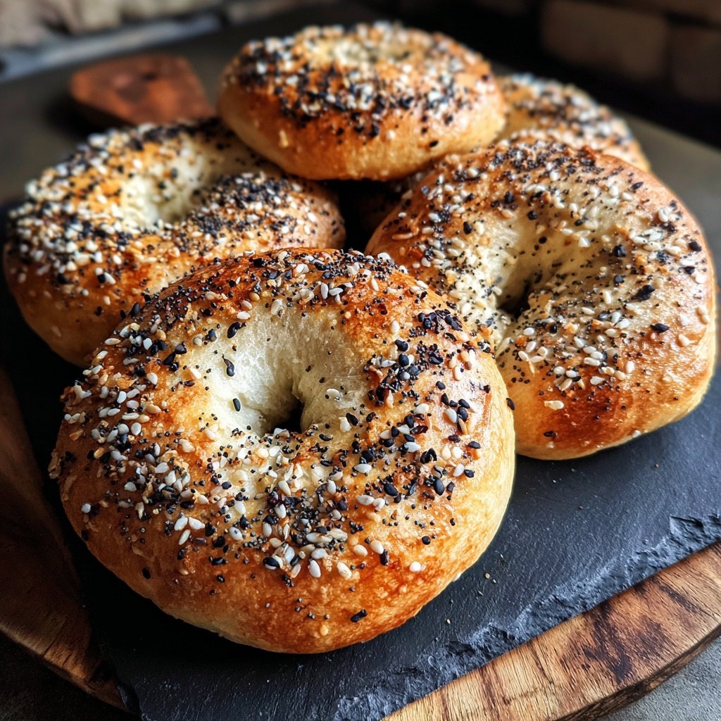Soft Yogurt Bagels In The Oven
