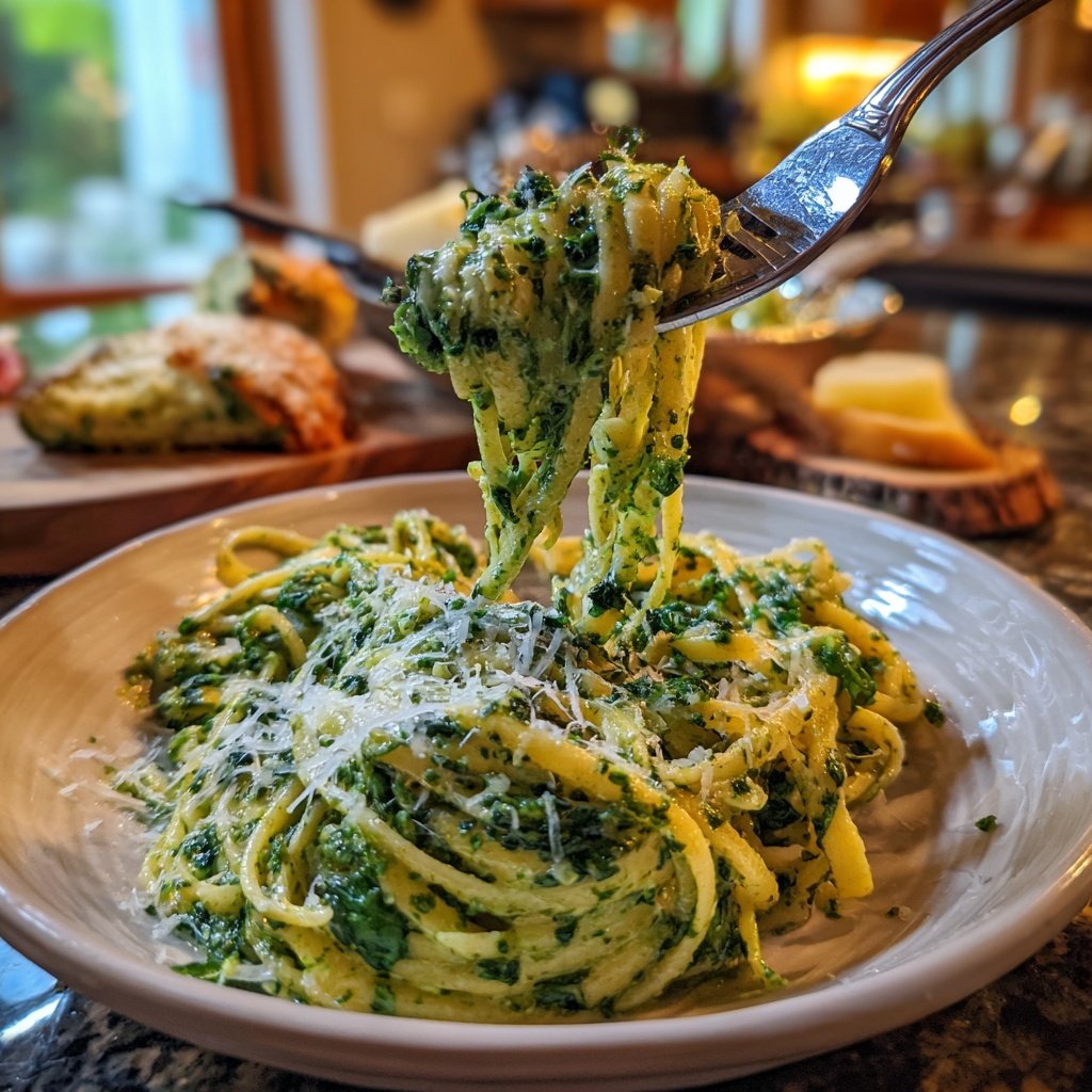 Creamy Spinach Ricotta Pasta
