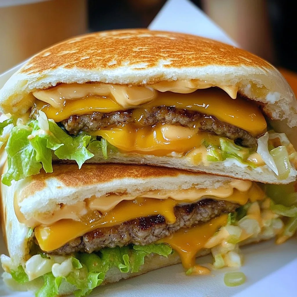 Big Mac Wraps with Special Sauce