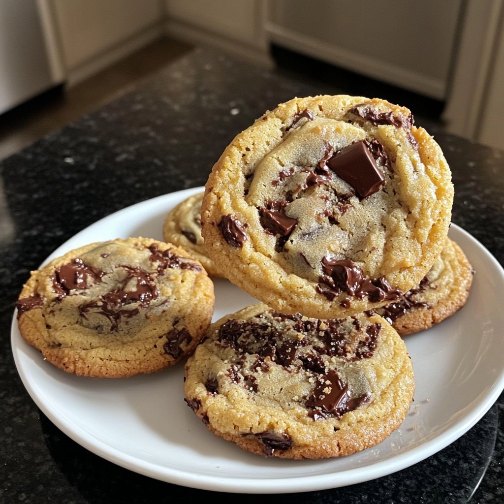 Crispy and Chewy Chocolate Chip Cookies