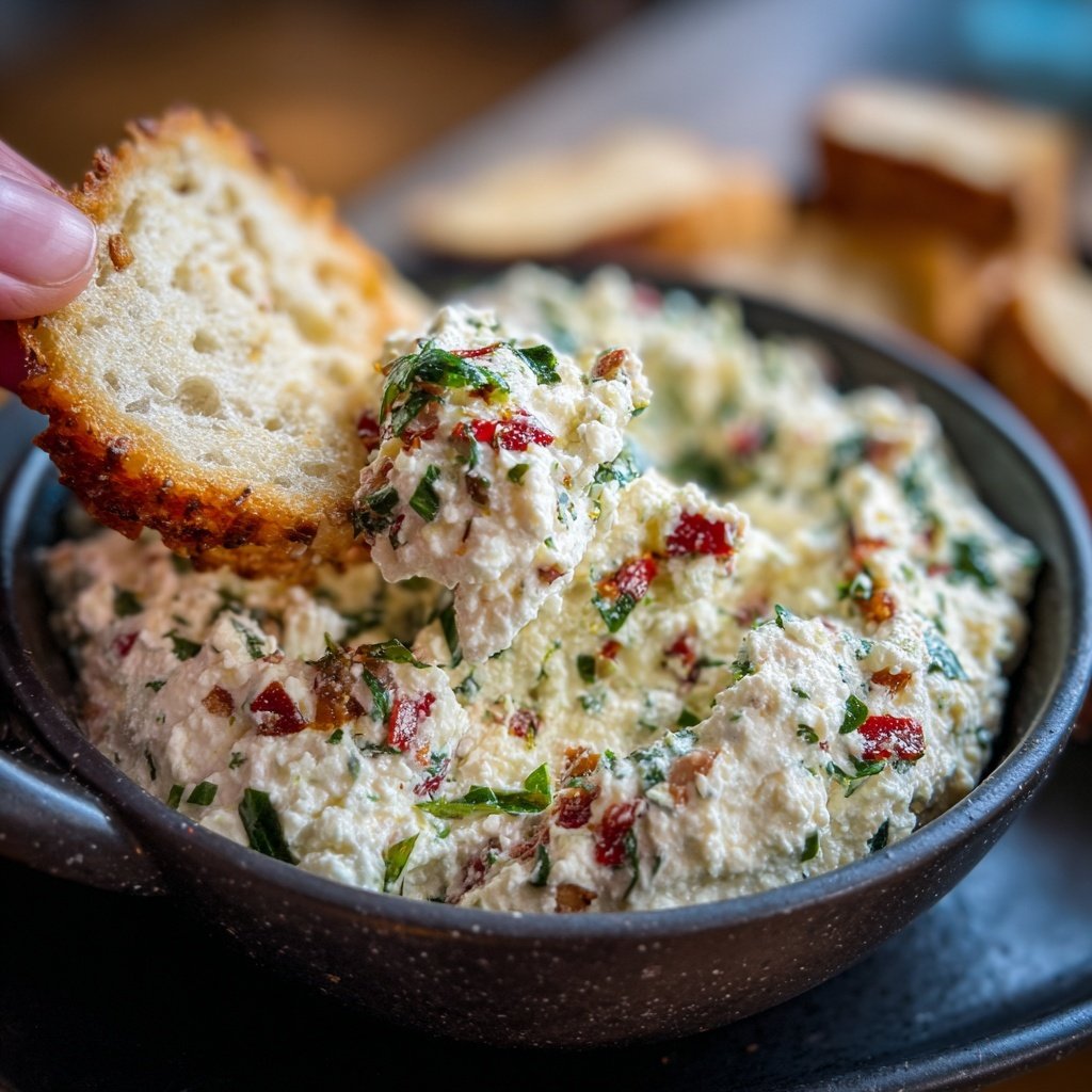 Healthy Snack Cottage Cheese Dip