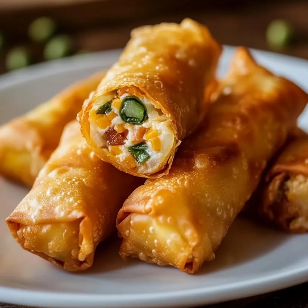Mini Jalapeno Popper Egg Rolls