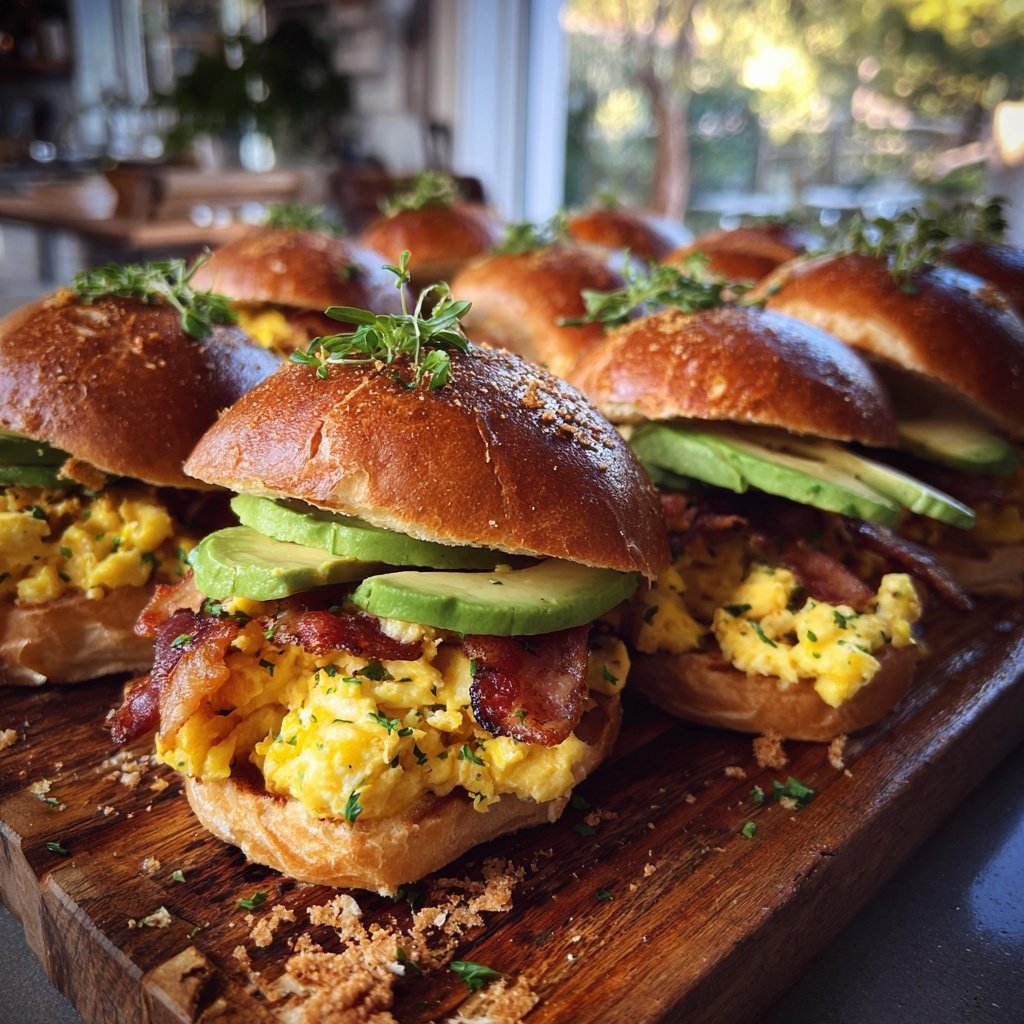 Spring Brunch Breakfast Sliders