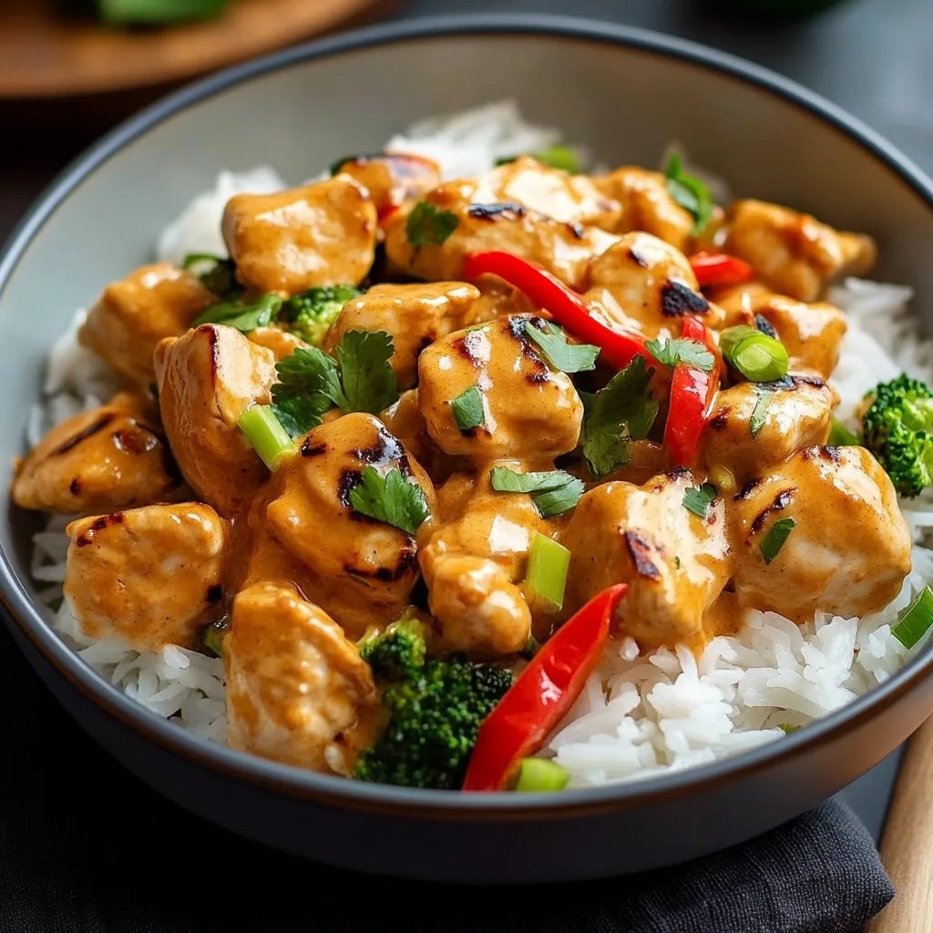 Irresistible Thai Peanut Chicken for Any Occasion