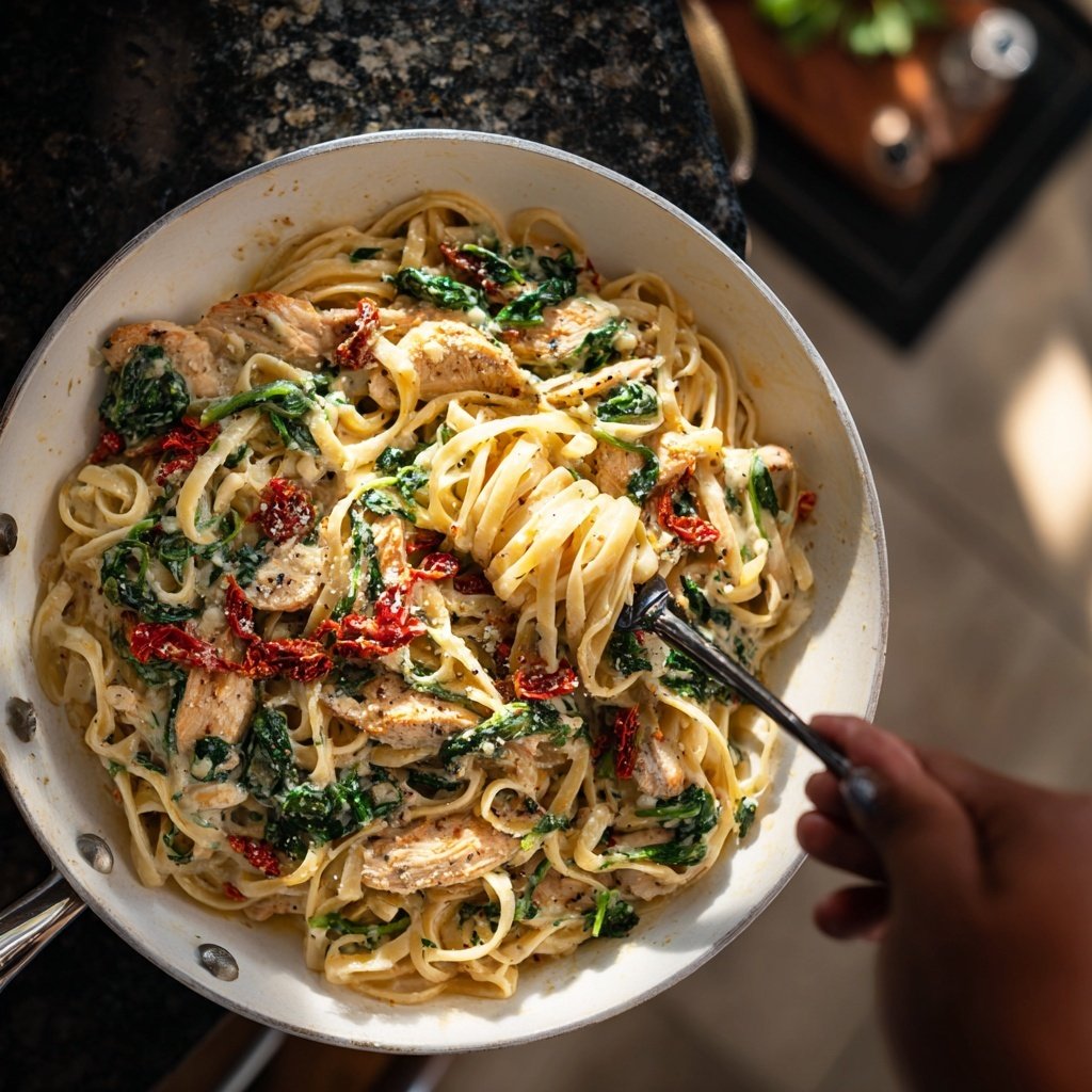 Creamy Tuscan Chicken Pasta
