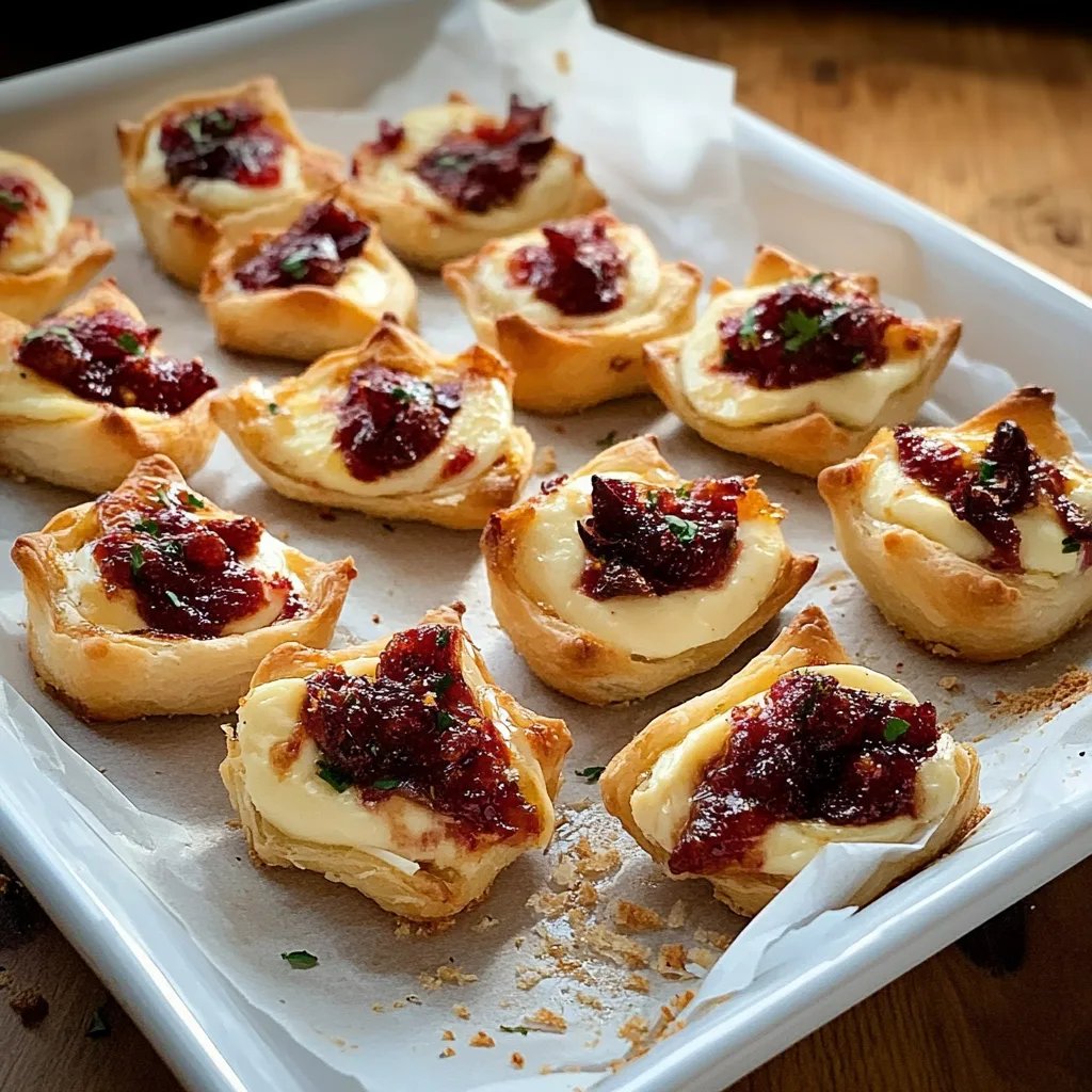 Easy Brie & Jam Bites (Hors D'Oeuvres)