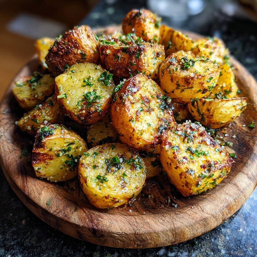 Garlic Herb Roasted Potatoes